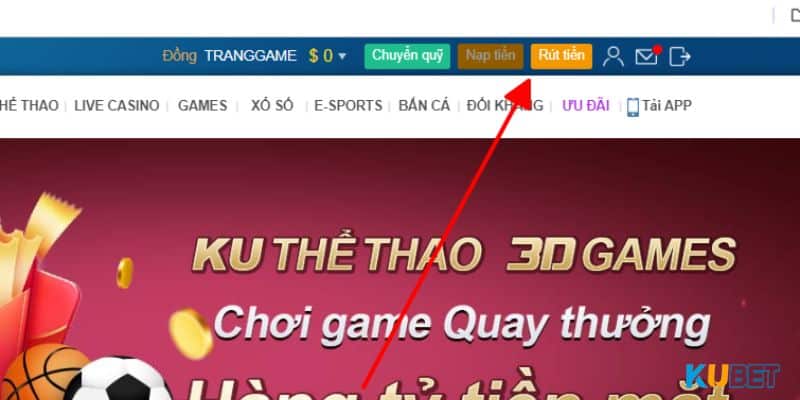 Điều kiện để thực hiện quá trình rút tiền kubet 